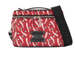 Small Doudoune Crossbody Bag, Nylon, Red, Made In Italy, S/DB/B, 4*